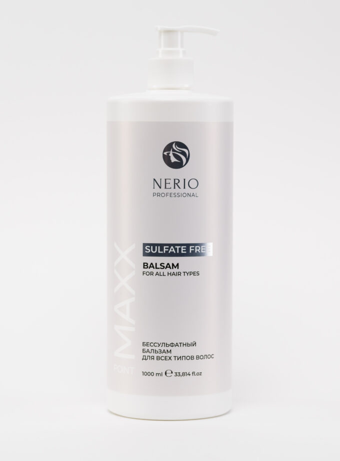 MAXX Point Бессульфатный бальзам с кератином Sulfat Free, 1000 мл
