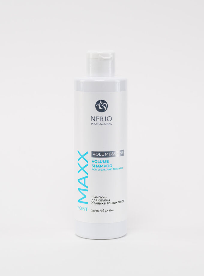 MAXX Point Шампунь для обьема волос Volume&Shine с бамбуком, 250 мл